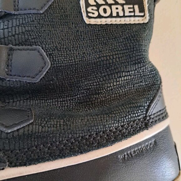 Sorel Trivoli Women's Size 9 Glitter Duck Boots Snow Winter Waterproof - Picture 3 of 10